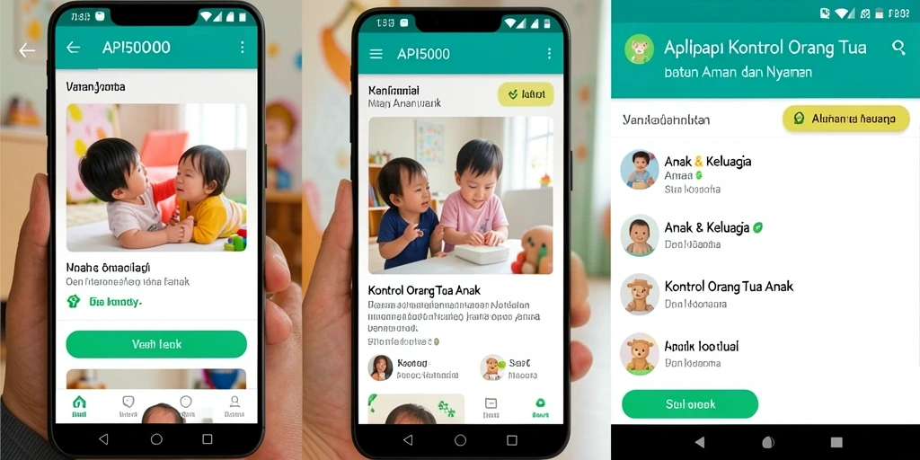 Tampilan antarmuka aplikasi API5000 yang ramah untuk anak.