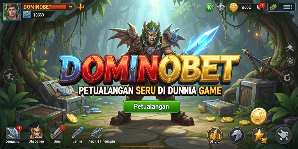 Tampilan antarmuka DOMINOBET yang menarik dan fungsional.