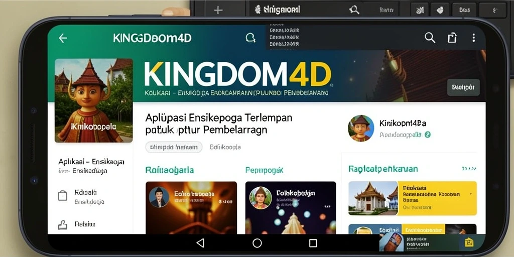 Tampilan antarmuka KINGDOM4D yang menarik dan informatif.